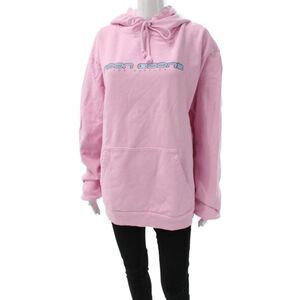 Noon Goons Unisex Pink Pullover Hoodie Graphic Print 100% Cotton Size M